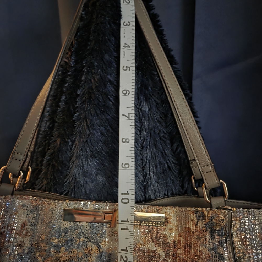 Enzo Angiolini Metallic Multicolor Sequin Tote - Picture 12 of 12